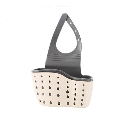 Kitchen Sink Drain Basket Silicone Holder Organizer