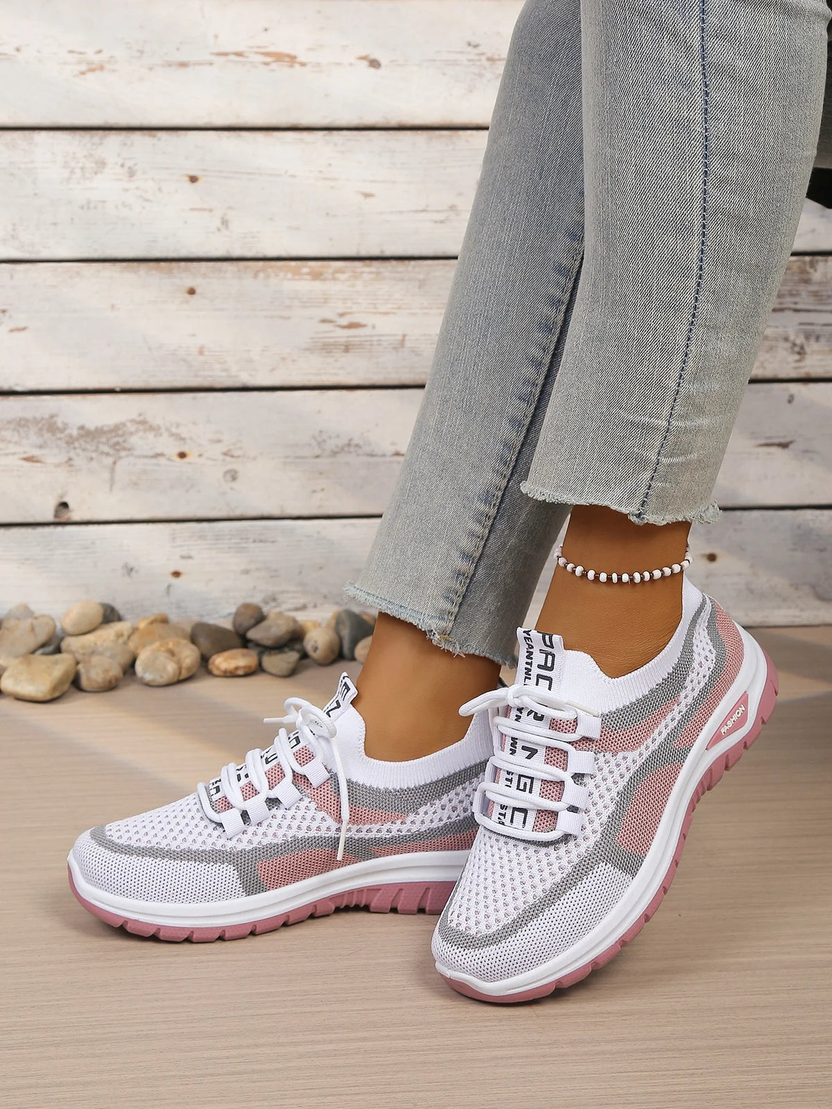 Women's Double-Color Canvas Work Sneakers