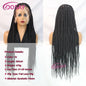 32 Inch Full Lace Front Synthetic Braided Wig Black