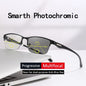 Color-Changing Half-Frame Reading Glasses in Alloy