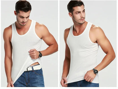 Men's Cotton Sports Skinny Vest Sleeveless Top