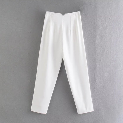 Koekop High Waist Pencil Trousers for Women