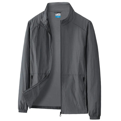 Oversize 7XL 8XL UV Protection Lightweight Jacket Men