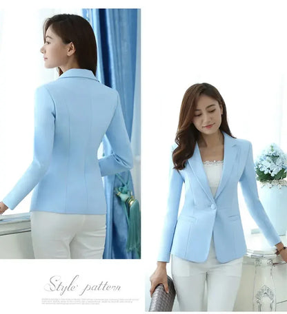Elegant Pink Women Blazer Office Wear 5XL
