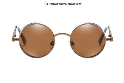 Metal Alloy Round Sunglasses for Men