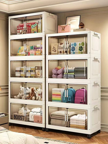 Large Capacity Plastic Folding Storage Cabinet
