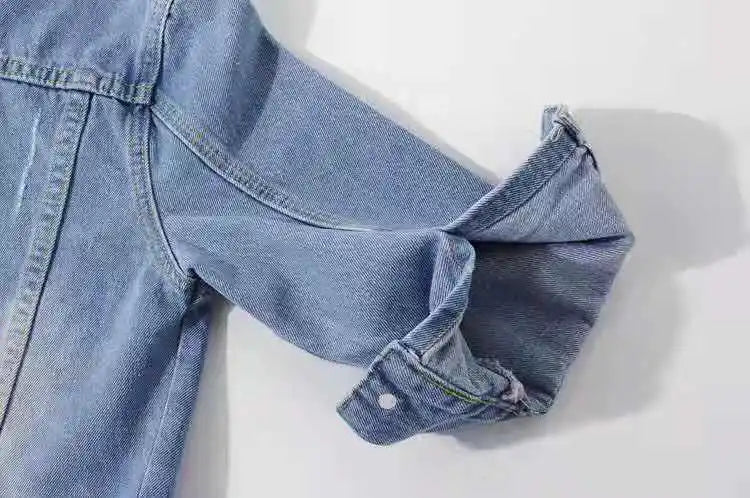 Women Cotton Denim Jacket Casual Spring Autumn Coat