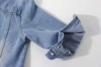 Women Cotton Denim Jacket Casual Spring Autumn Coat