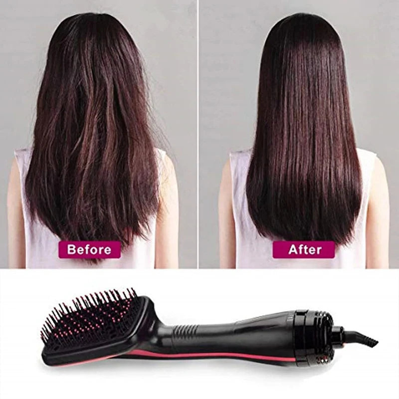 One Step Negative Ion Hair Dryer Brush and Curler