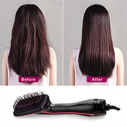 One Step Negative Ion Hair Dryer Brush and Curler