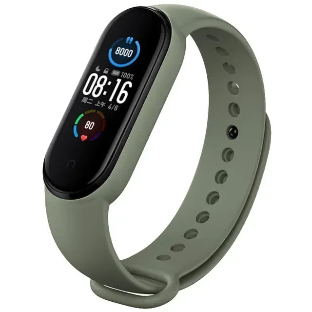 Silicone Watch Strap for Xiaomi Mi Band 3 4 5 6 7