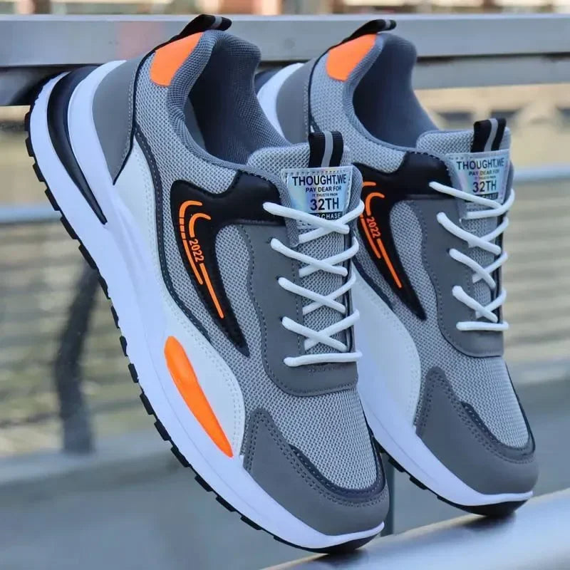 Men's Casual Running Sneakers with Rubber Outsole