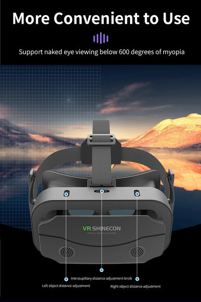 3D Virtual Reality Glasses Headset for Smartphones