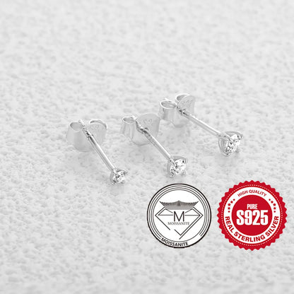 Canner Moissanite Stud Earrings 925 Sterling Silver