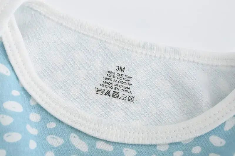 Kiddiezoom 3 Pcs Cotton Long Sleeve Baby Bodysuit