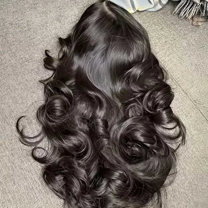 13x6 Lace Front Human Hair Wig Body Wave Black