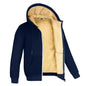 Thick Lambswool Hoodie Jacket for Men and Women