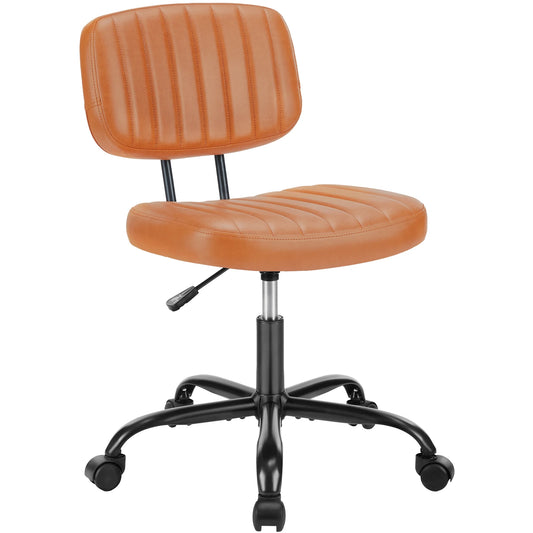 Height Adjustable PU Leather Office Desk Chair