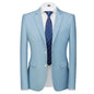 Men's Solid Color Formal Suit Jacket Slim Fit Blazer