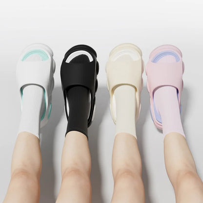 Men's Summer Platform Slides EVA Non-slip Beach Shoes
