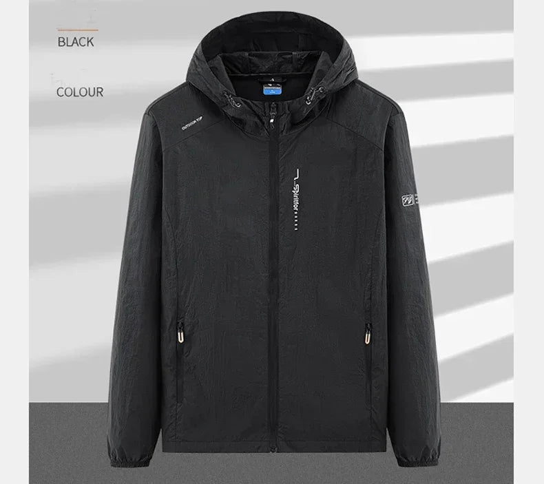 Men's UV Protection Quick Dry Windbreaker Jacket
