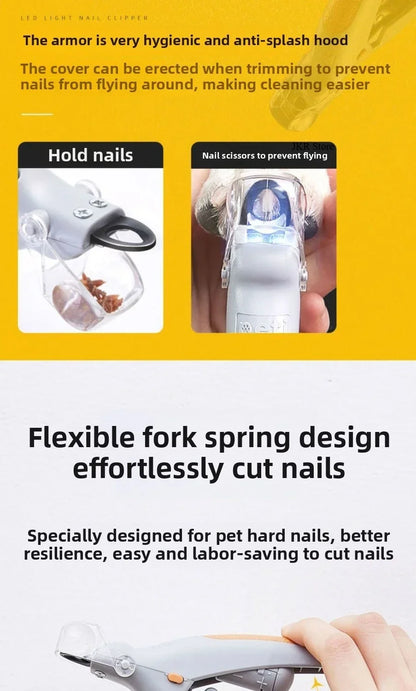 Rechargeable LED Pet Nail Clipper