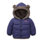 Thick Winter Jacket for Kids Hooded Cotton Outerwear