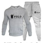 Men's Round-Neck Sweatshirt and Jogging Pants Set