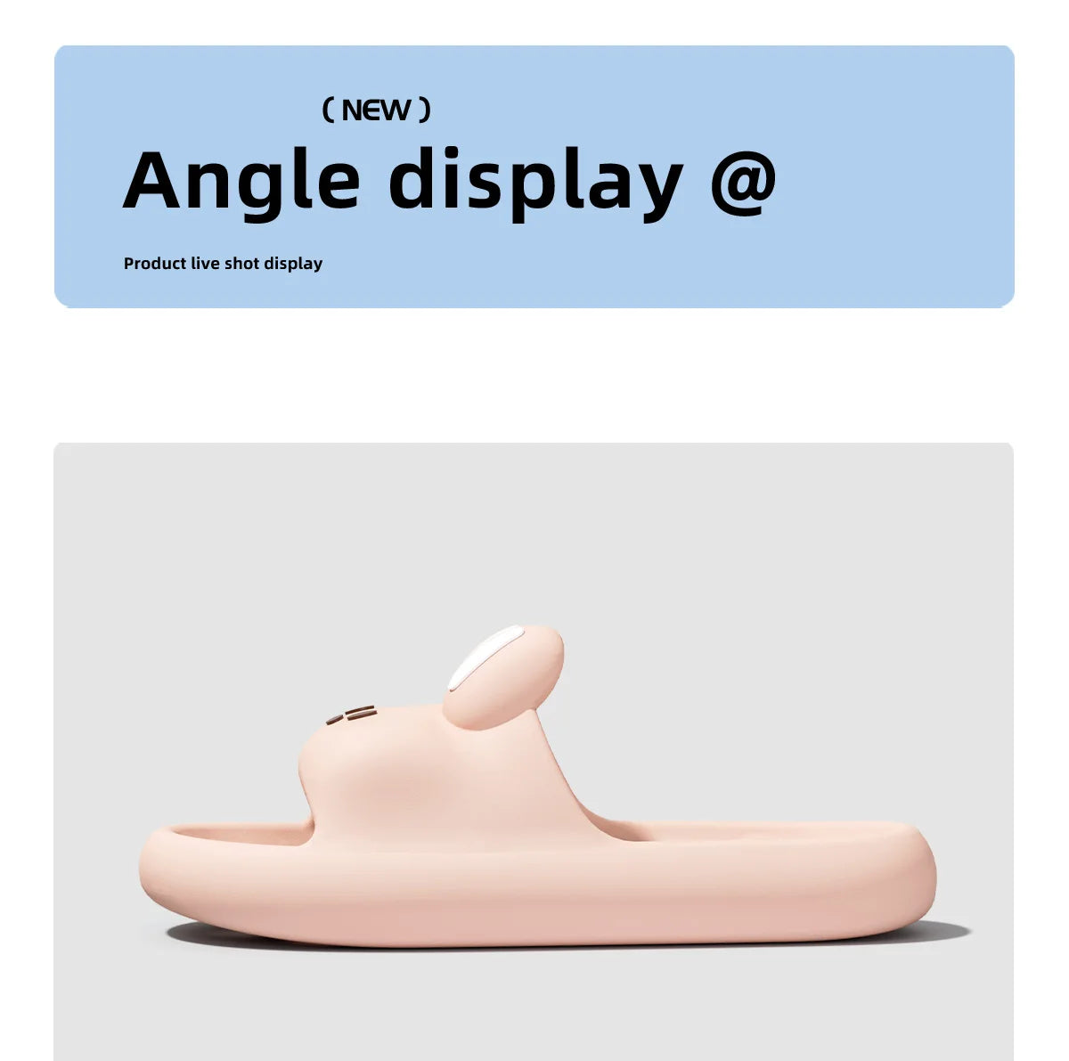 Cartoon Women Non-Slip EVA Bathroom Slippers