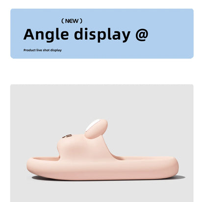 Cartoon Women Non-Slip EVA Bathroom Slippers