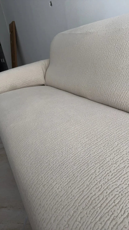 Jacquard Sofa Cover Thick Elastic for L-Shaped Sofa