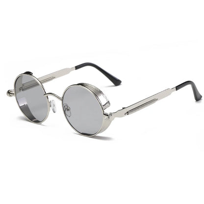 Metal Alloy Round Sunglasses for Men