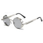 Metal Alloy Round Sunglasses for Men