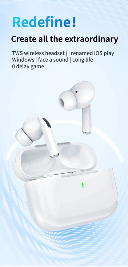 For Air Pro5 Wireless Bluetooth Earbuds with Noise Cancelling