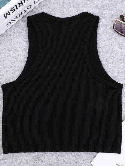 Nylon Seamless Knitted Yoga Vest for Women