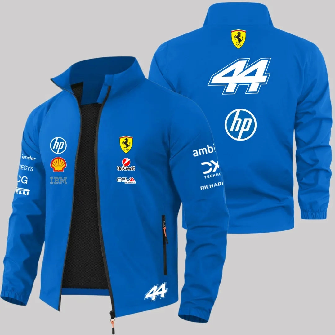 Ferrari Windproof Jacket for Men, Casual Polyester Outerwear