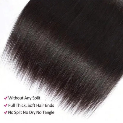 Straight Brazilian Virgin Hair Bundles 40 42 Inch