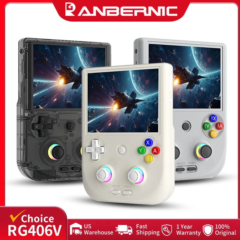 Anbernic RG 406V Retro Handheld Console 4 Inch IPS