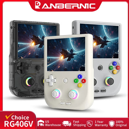 Anbernic RG 406V Retro Handheld Console 4 Inch IPS