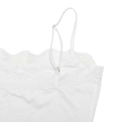 Lace Patchwork Cami Romper Women Backless Polyester