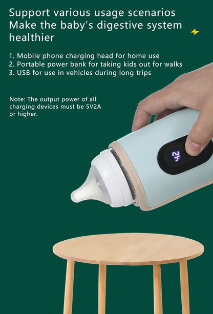 Portable USB Baby Milk Warmer for Travel