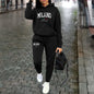 Women's 2pcs Hoodies and Pants Sports Suit
