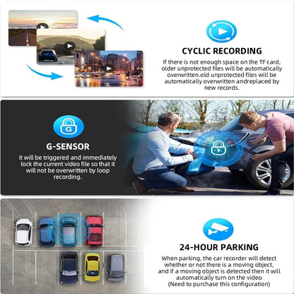 1080P Four-Channel Car DVR with Night Vision