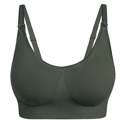 Wire-free Nursing Bra for Maternity Women in Natural Color