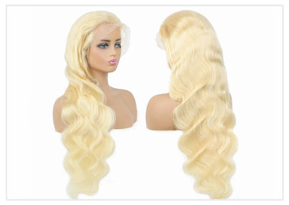 Honey Blonde Body Wave Lace Frontal Wig Brazilian Hair