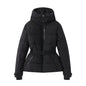 Women's Hooded Padded Winter Parka with Belt
