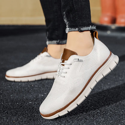 Men's Large Casual Fly-Weave Mesh Sports Shoes