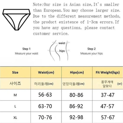 Women's Modal Seamless Briefs Underwear 4Pcs Set M-XL