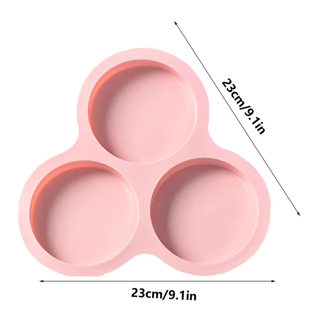 Silicone Air Fryer Egg Mold 3 Cavity Non-Stick