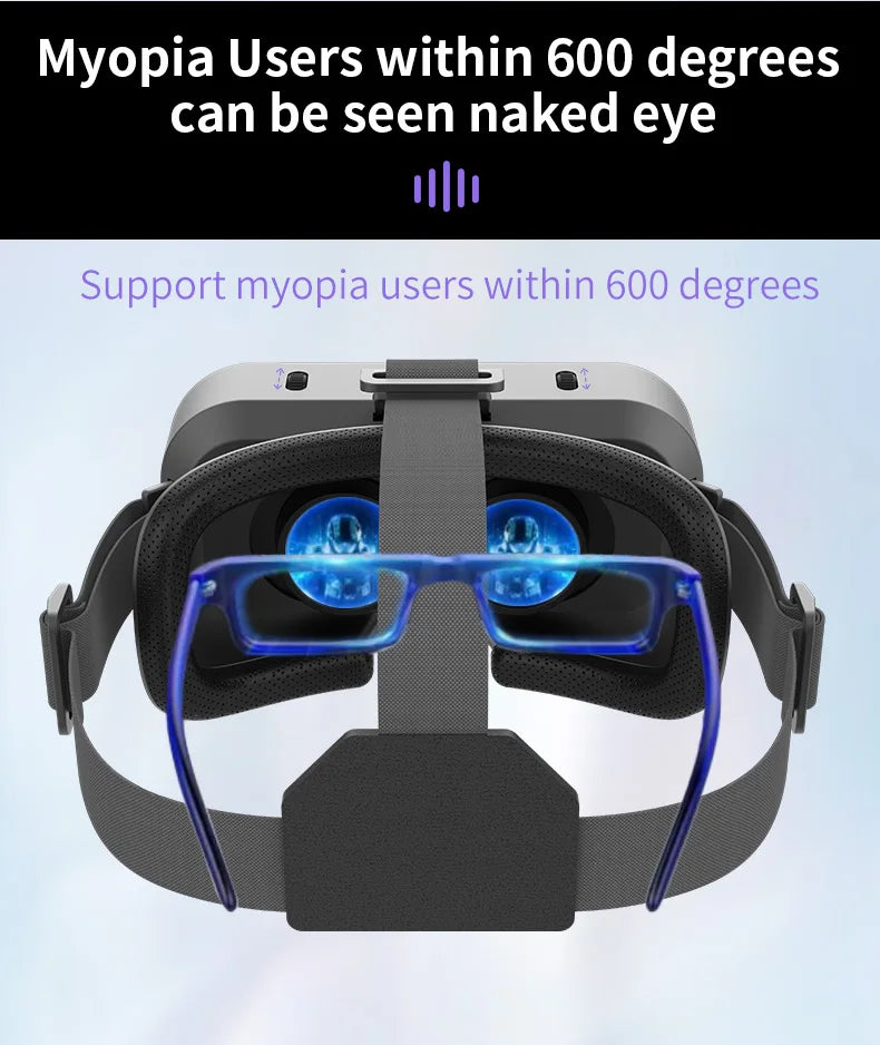 3D Virtual Reality Glasses Headset for Smartphones
